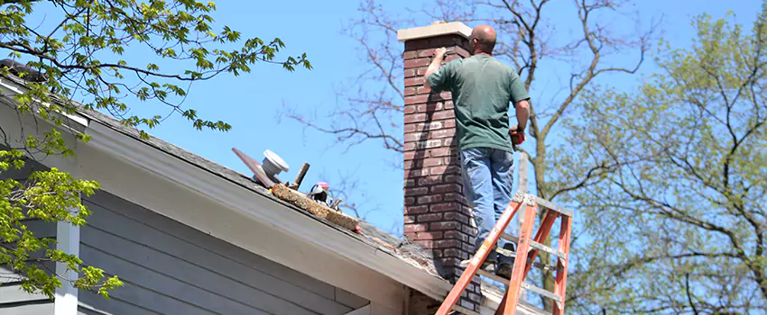 Vinyl and PVC Chimney Flashing Installation in El Cajon, CA